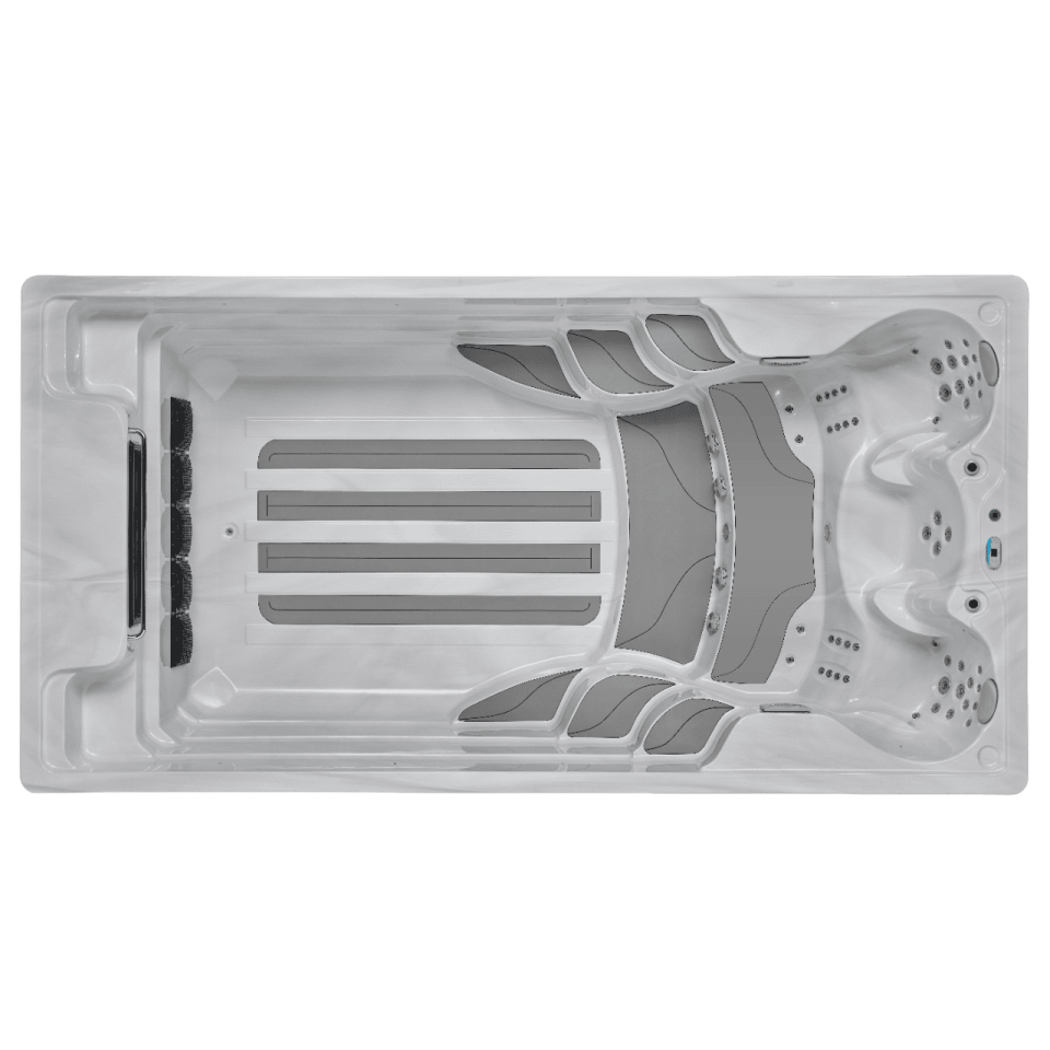 Плавательный SPA-бассейн AquaVita TURBO 580, вид сверху